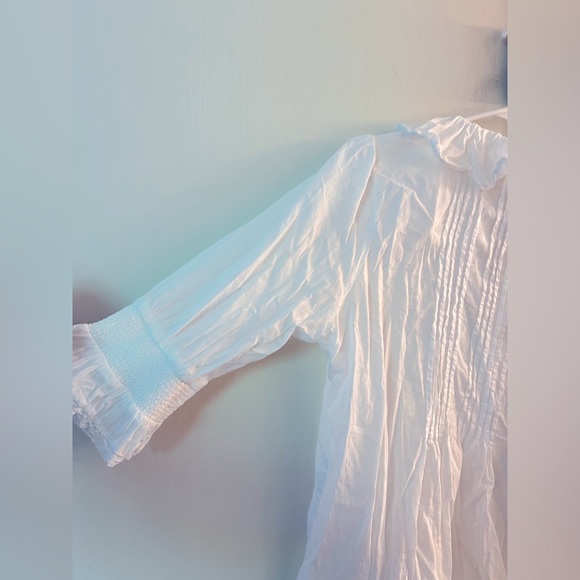 Sundance White Ruffled Blouse - Picture 3 of 6